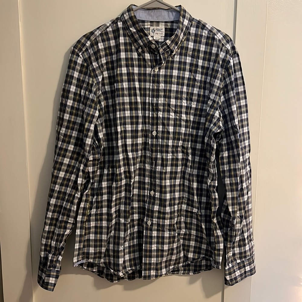 J Crew Men’s plaid button up